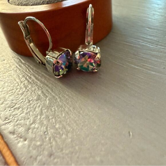 Sabika LIKE Silver Tone Dangle Earrings - Picture 5 of 8